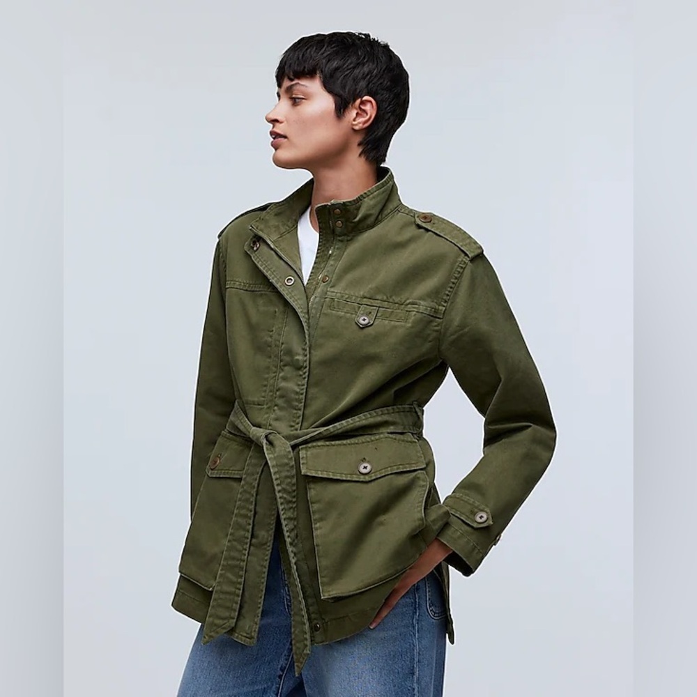 Madewell Utility Belted Jacket. New